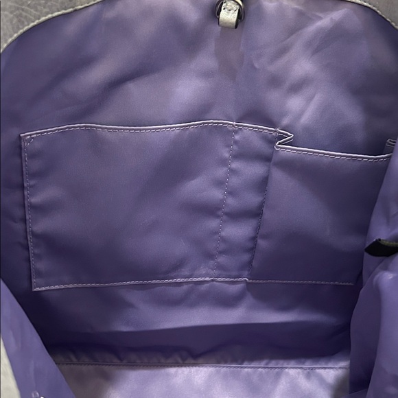 Coach (EUC) Julia Op Art Perry Tote in Silver Metallic - Picture 10 of 12